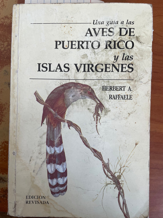 Una Guía a las Aves de Puerto Rico y las Islas Vírgenes- Herbert A. Raffaele