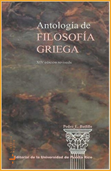 Antología de filosofía griega - Book