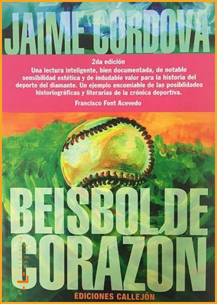 Béisbol de corazón Jaime Cordova - Books