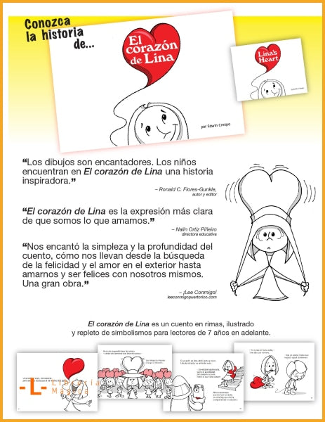 El Corazón de Lina Edwin Crespo - Literatura infantil